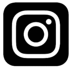 Instagram logo in black